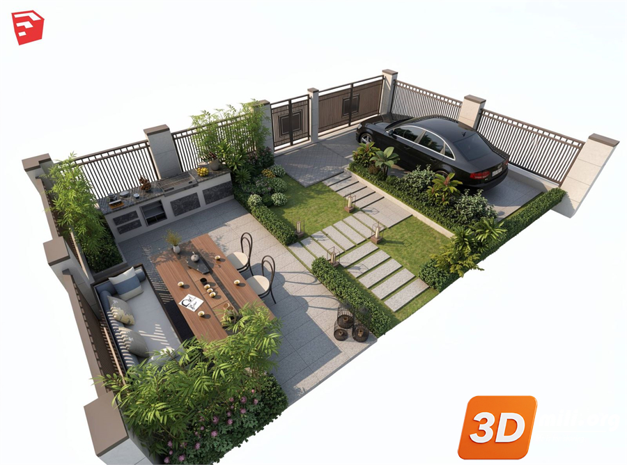 Balcony Skp Files